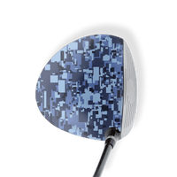 Driver Left Handed Digital Blue Urban Night Vinyl Wrap Skin