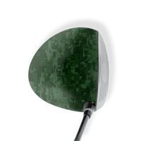Driver Left Handed Digital Elite Green Vinyl Wrap Skin