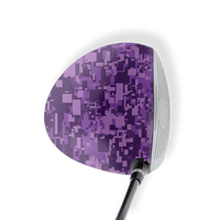 Driver Left Handed Digital Elite Purple Vinyl Wrap Skin