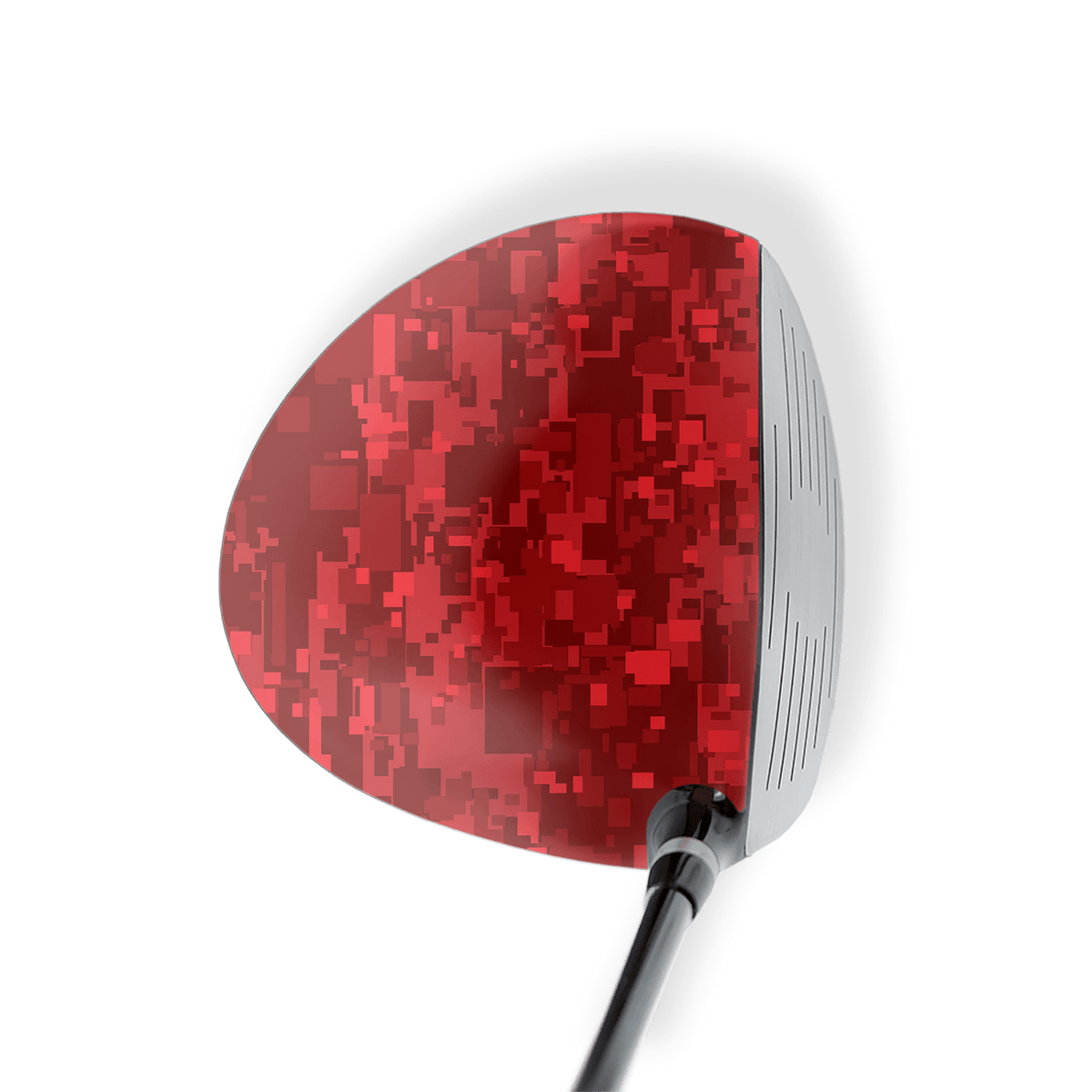 Driver Left Handed Digital Elite Red Vinyl Wrap Skin