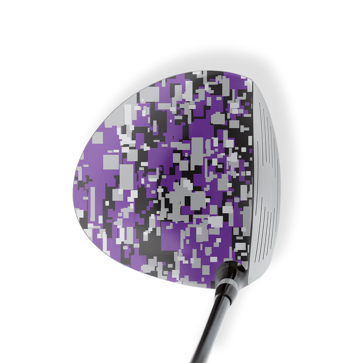 Driver Left Handed Digital Purple Tiger Vinyl Wrap Skin
