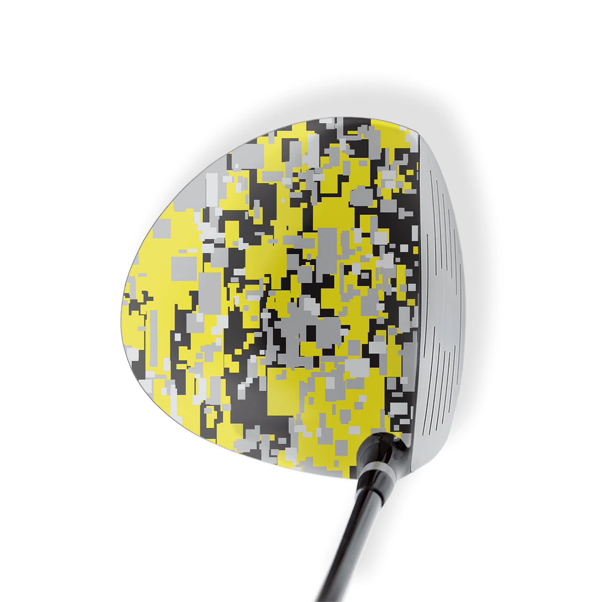 Driver Left Handed Digital Yellow Tiger Vinyl Wrap Skin
