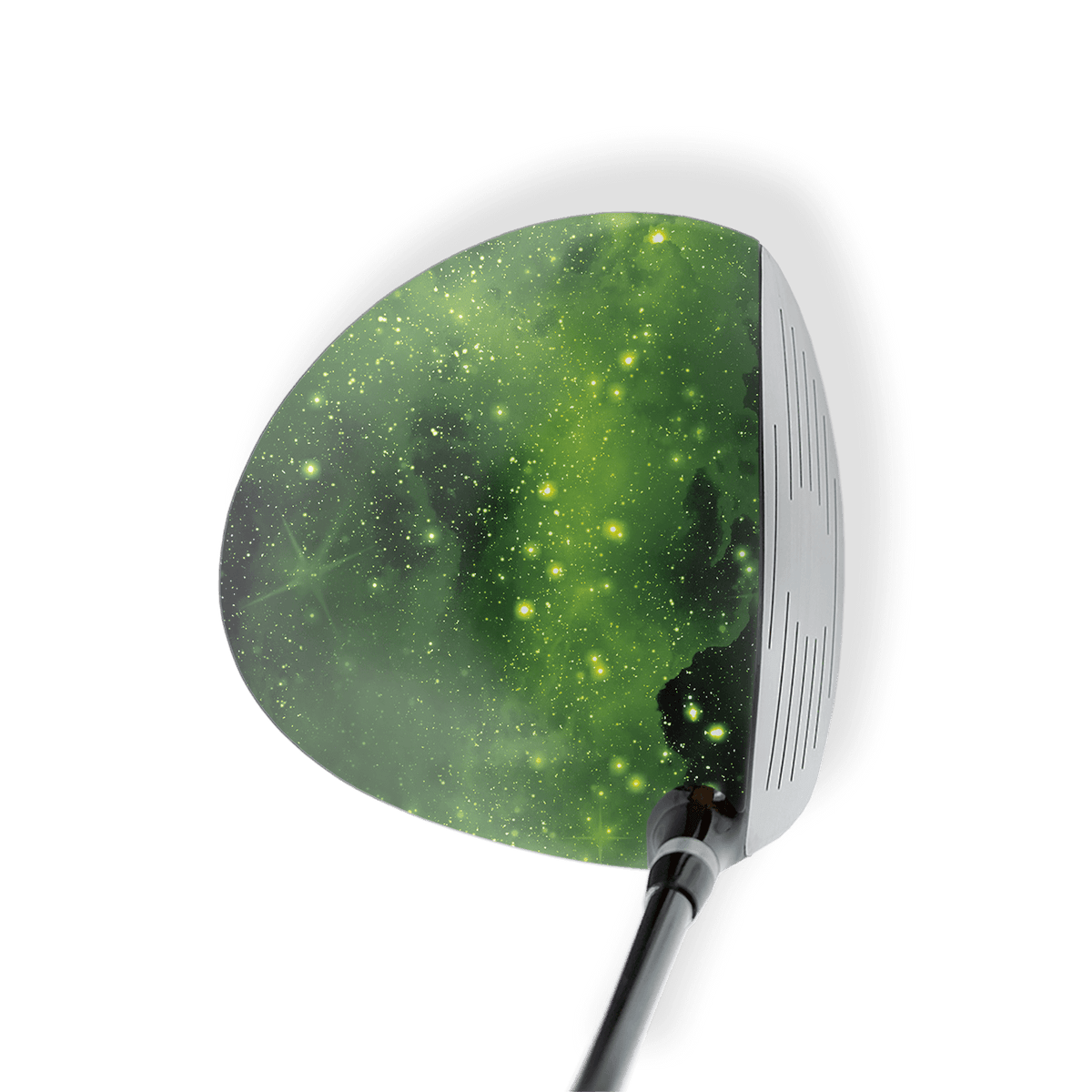 Driver Left Handed Galaxy Green Vinyl Wrap Skin