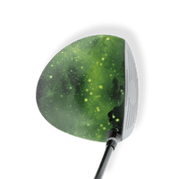 Driver Left Handed Galaxy Green Vinyl Wrap Skin