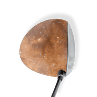 Driver Left Handed Galaxy Orange Nebula Vinyl Wrap Skin
