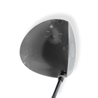 Driver Left Handed Hex Electric Black Vinyl Wrap Skin