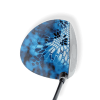 Driver Left Handed Kryptek Blue Lightning Vinyl Wrap Skin