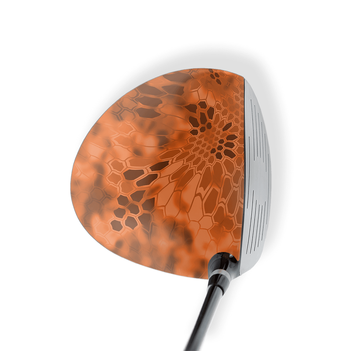 Driver Left Handed Kryptek Orange Vinyl Wrap Skin