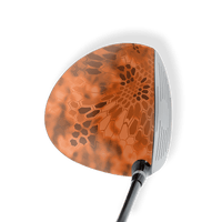 Driver Left Handed Kryptek Orange Vinyl Wrap Skin