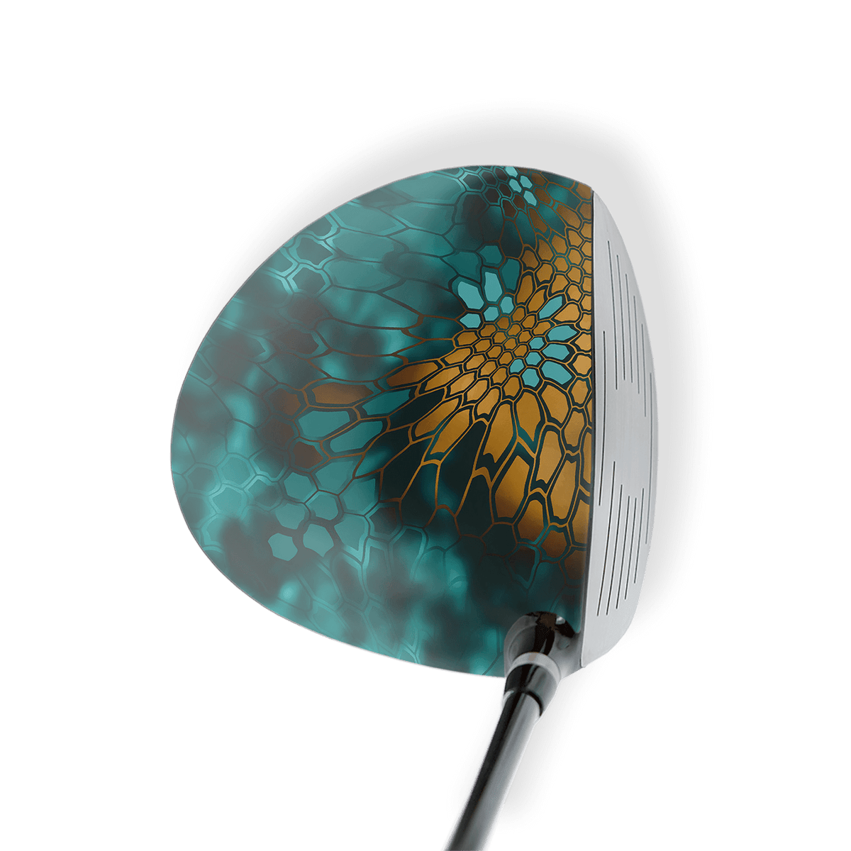 Driver Left Handed Kryptek Turquoise Vinyl Wrap Skin