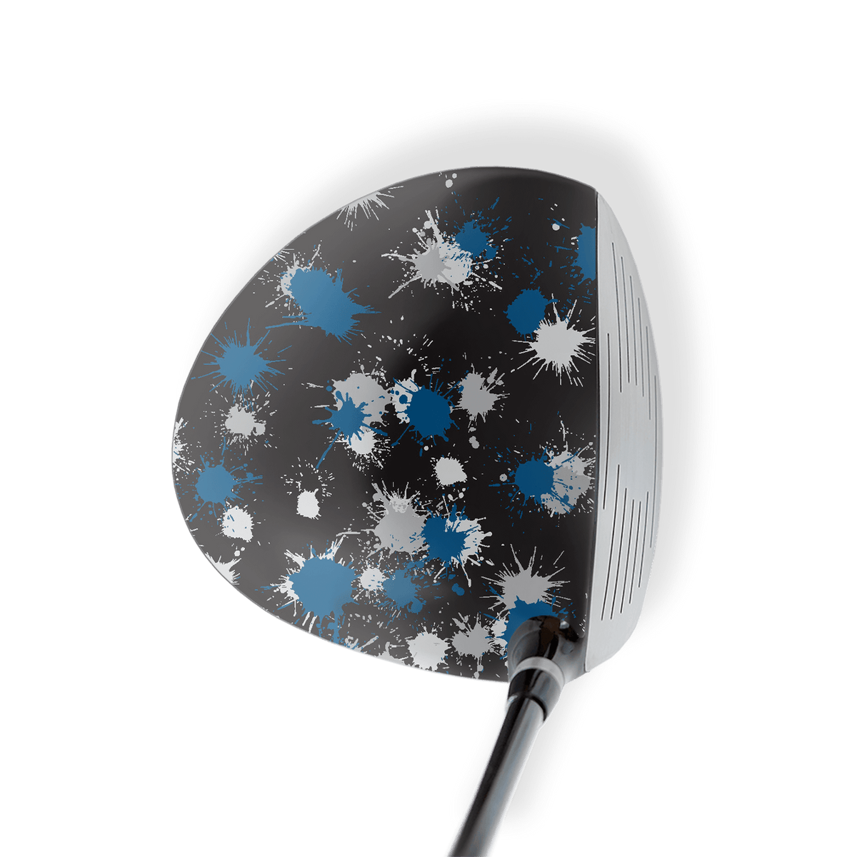 Driver Left Handed Paintball Blue Tiger Vinyl Wrap Skin