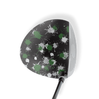 Driver Left Handed Paintball Green Tiger Vinyl Wrap Skin