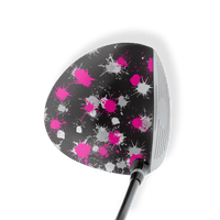 Driver Left Handed Paintball Magenta Tiger Vinyl Wrap Skin