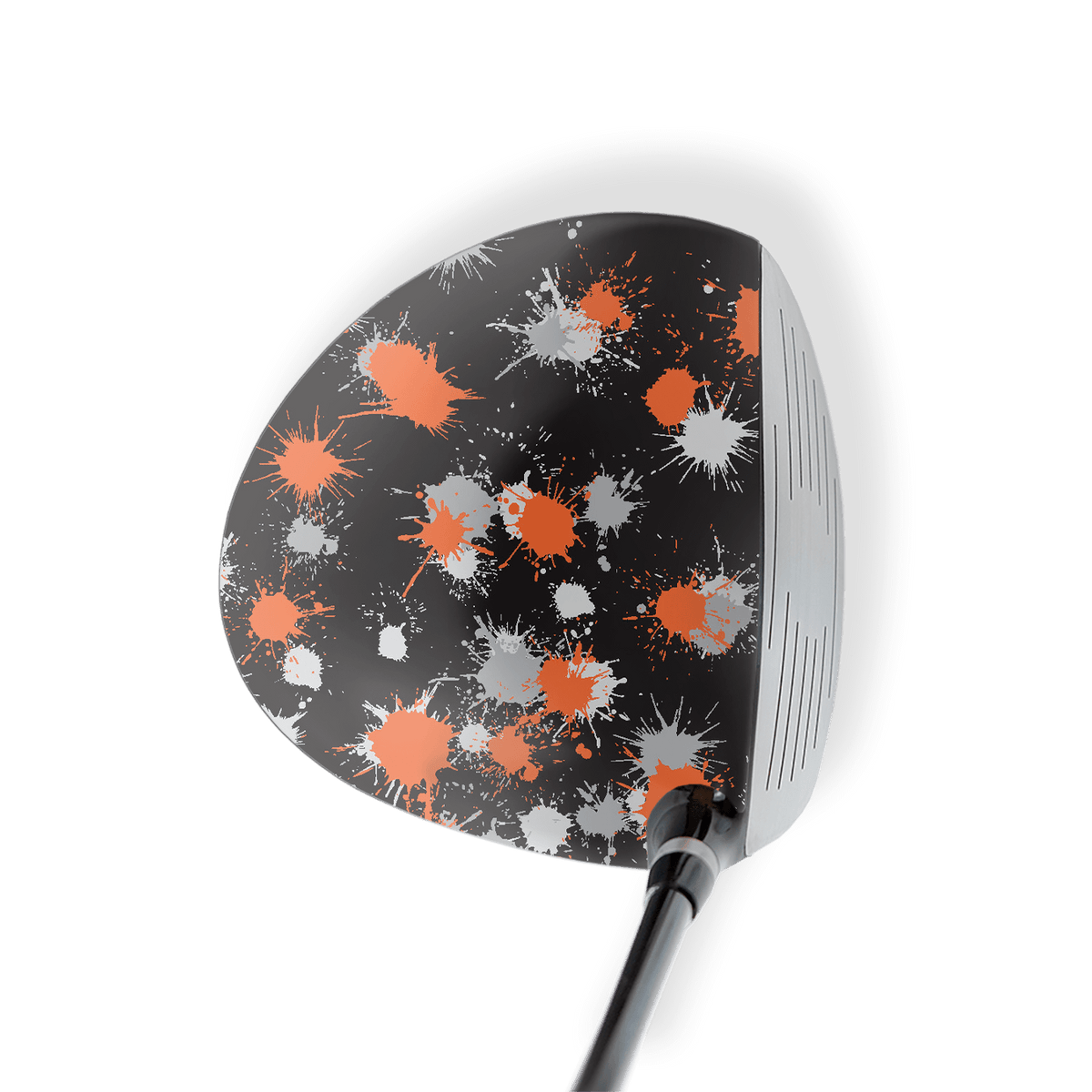 Driver Left Handed Paintball Orange Tiger Vinyl Wrap Skin