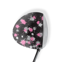 Driver Left Handed Paintball Pink Tiger Vinyl Wrap Skin