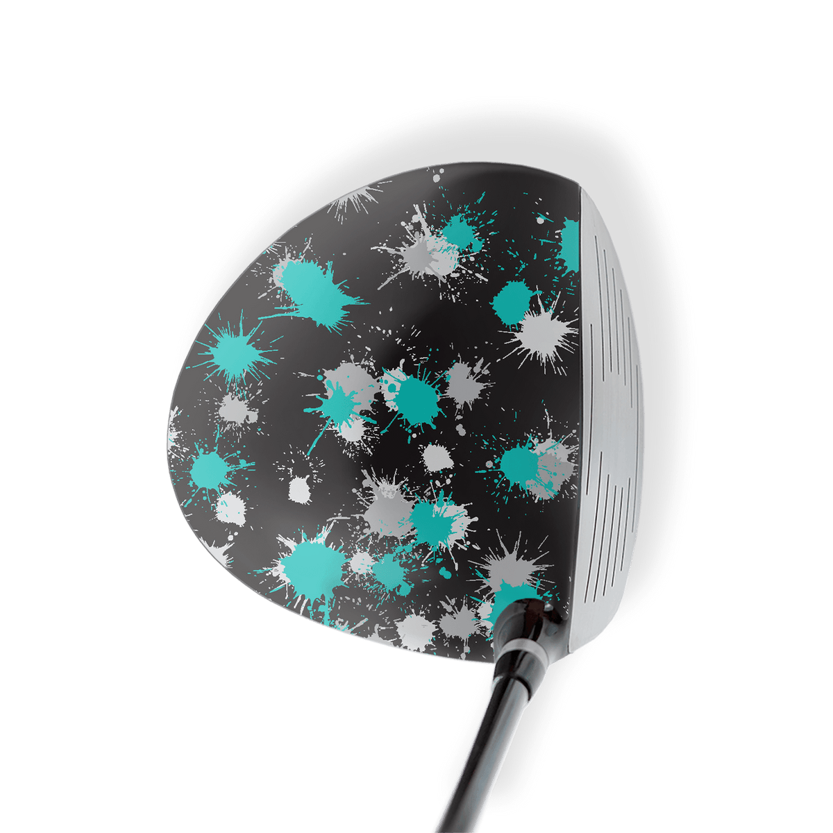 Driver Left Handed Paintball Tiffany Blue Tiger Vinyl Wrap Skin