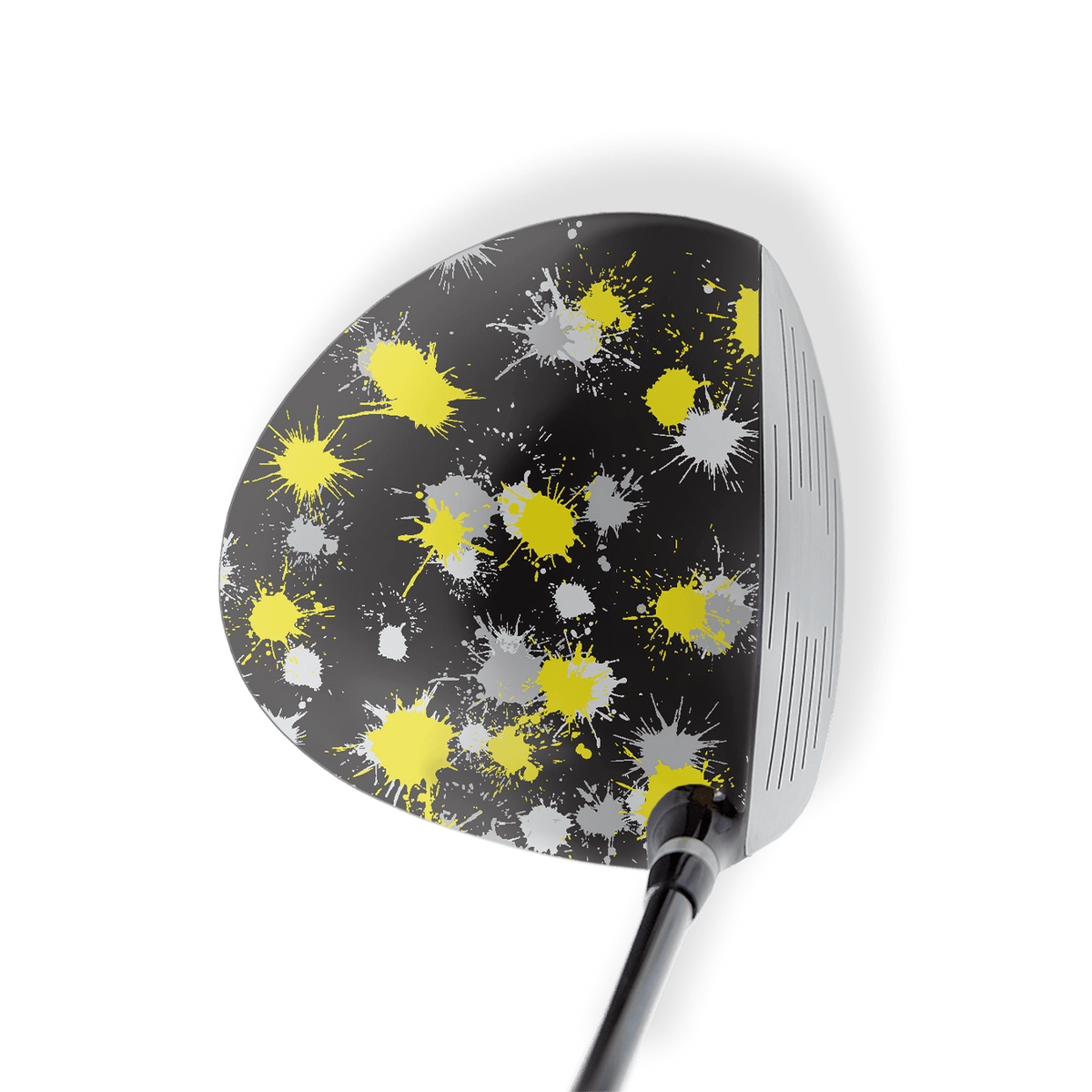 Driver Left Handed Paintball Yellow Tiger Vinyl Wrap Skin