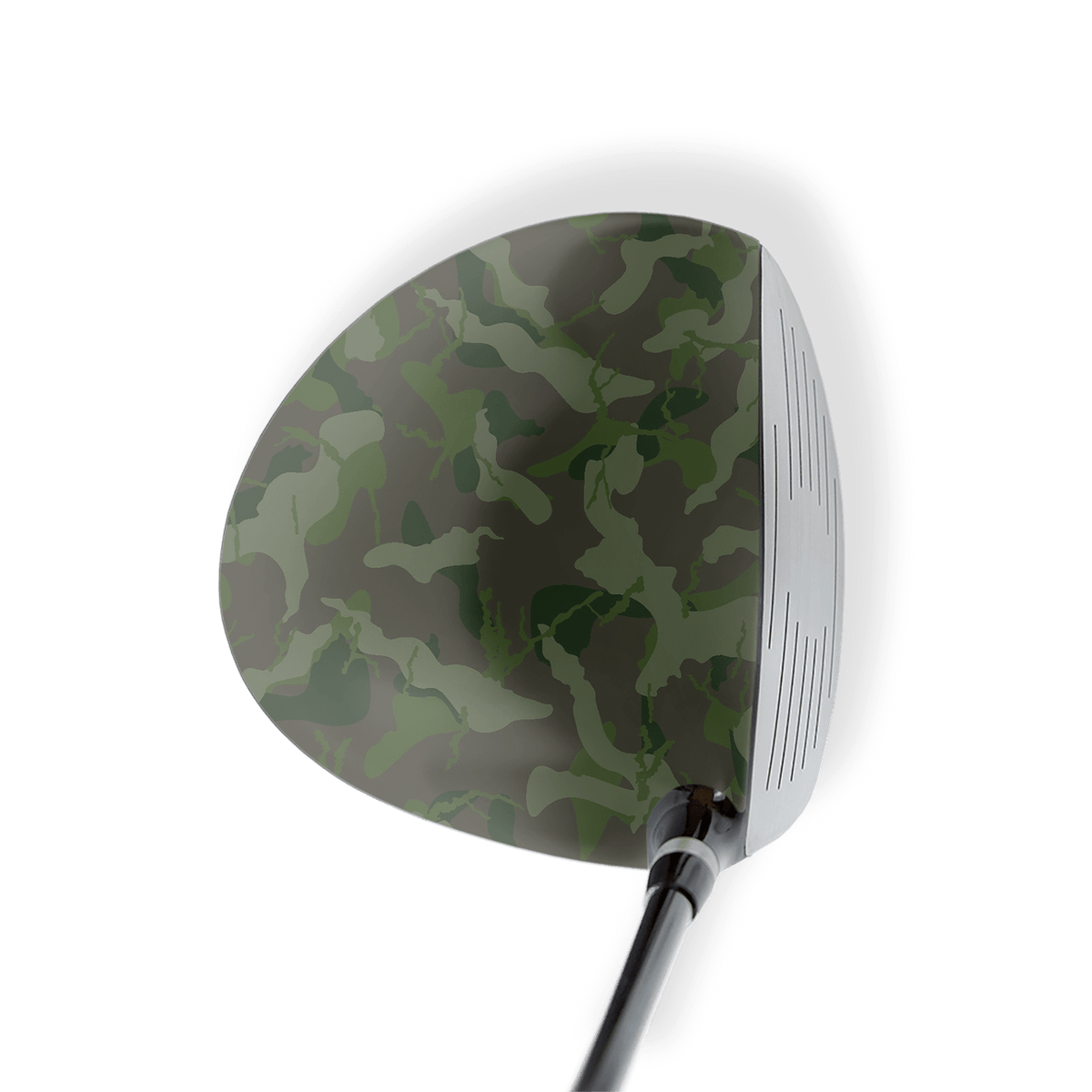 Driver Left Handed Ragged Army Dark Green Vinyl Wrap Skin