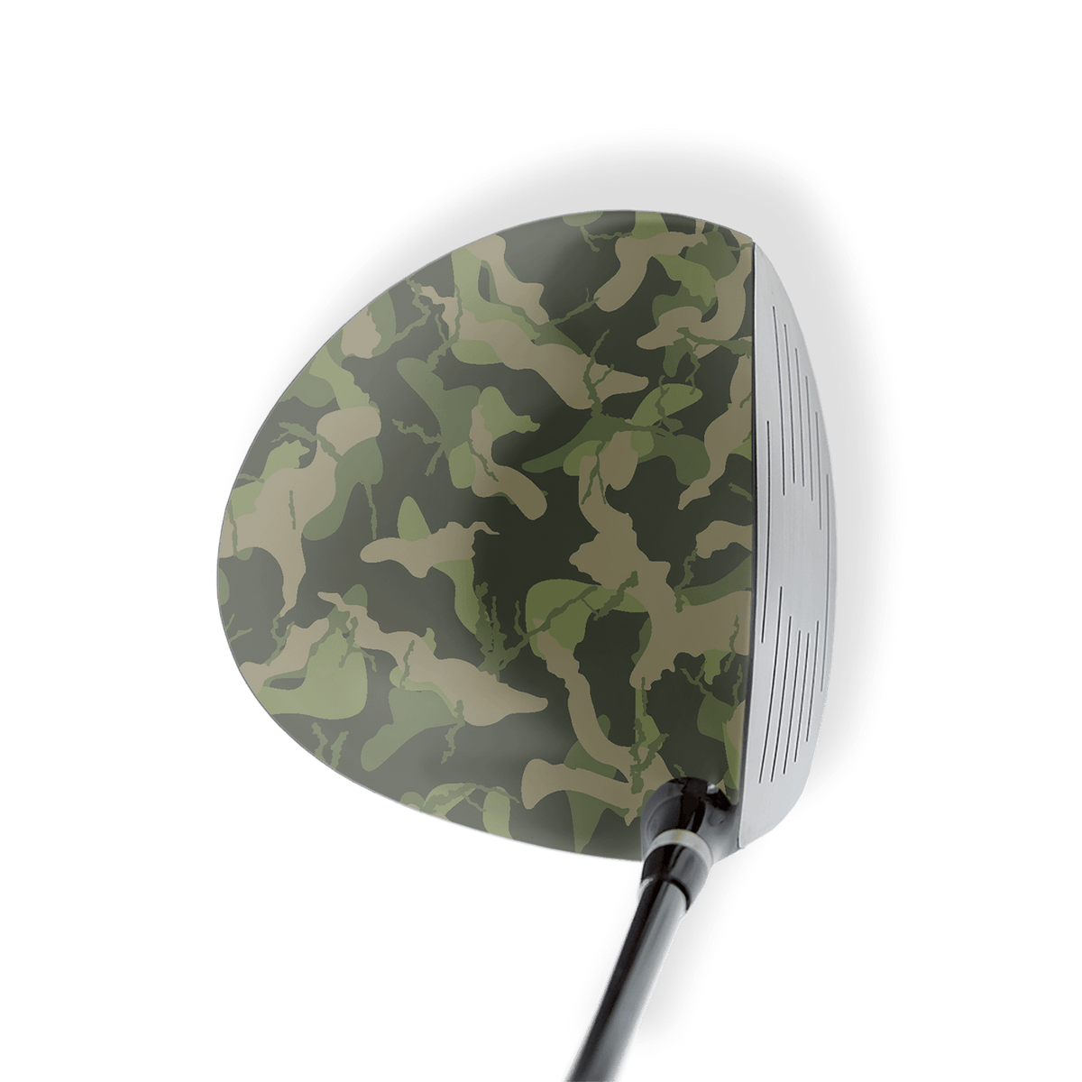 Driver Left Handed Ragged Army Green Vinyl Wrap Skin