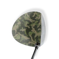 Driver Left Handed Ragged Army Green Vinyl Wrap Skin