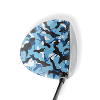 Driver Left Handed Ragged Baby Blue Vinyl Wrap Skin