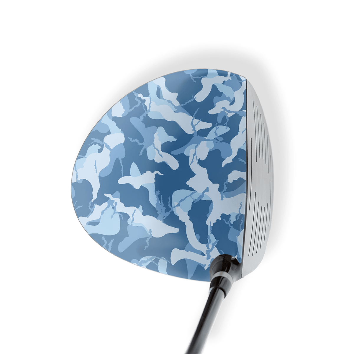 Driver Left Handed Ragged Cool Blue Vinyl Wrap Skin