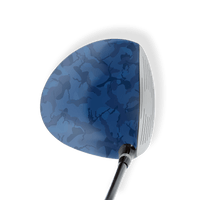 Driver Left Handed Ragged Elite Blue Vinyl Wrap Skin