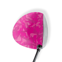 Driver Left Handed Ragged Elite Magenta Vinyl Wrap Skin