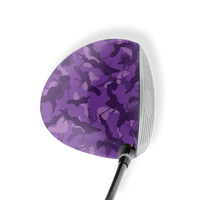 Driver Left Handed Ragged Elite Purple Vinyl Wrap Skin