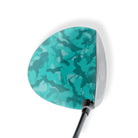 Driver Left Handed Ragged Elite Tiffany Blue Vinyl Wrap Skin