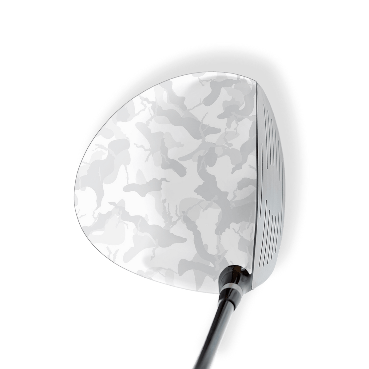 Driver Left Handed Ragged Elite White Vinyl Wrap Skin