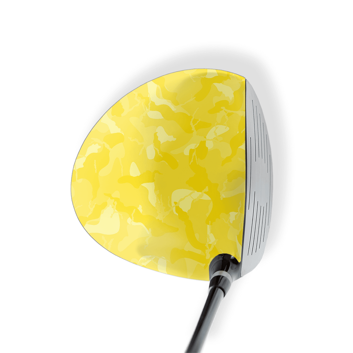 Driver Left Handed Ragged Elite Yellow Vinyl Wrap Skin
