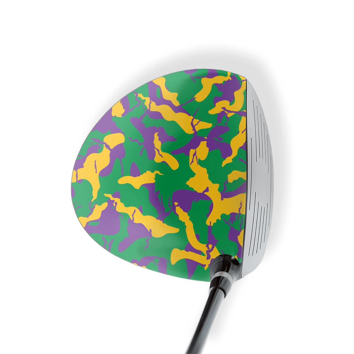 Driver Left Handed Ragged Mardi Gras Vinyl Wrap Skin