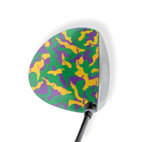 Driver Left Handed Ragged Mardi Gras Vinyl Wrap Skin
