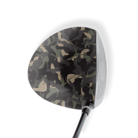 Driver Left Handed Ragged Militant Charcoal Vinyl Wrap Skin