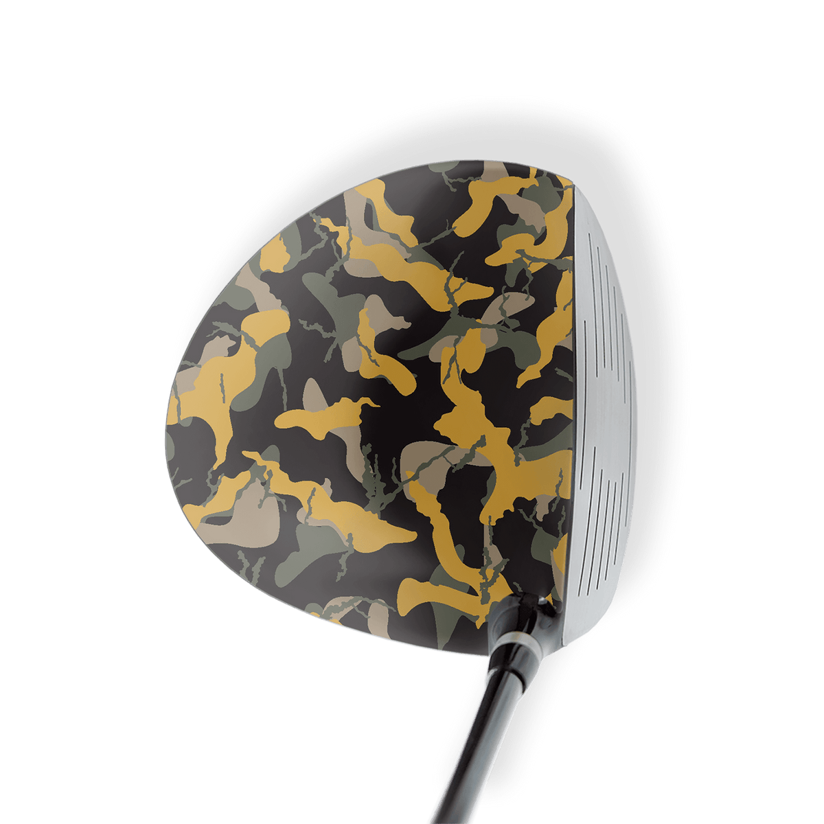 Driver Left Handed Ragged Militant Yellow Vinyl Wrap Skin