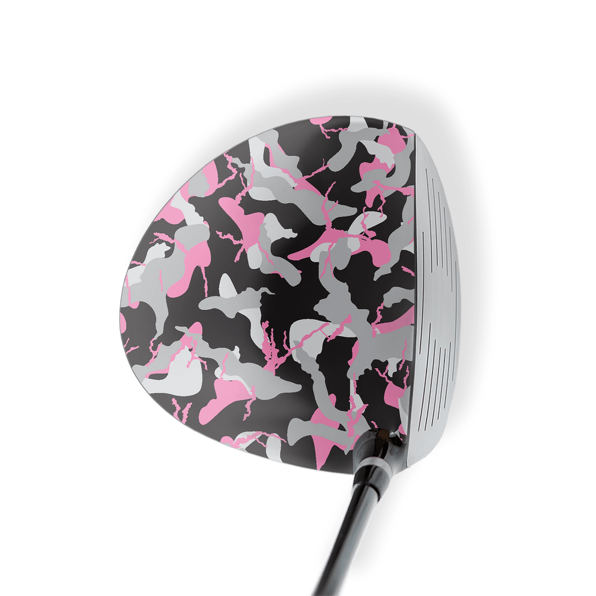 Driver Left Handed Ragged Pink Tiger Vinyl Wrap Skin