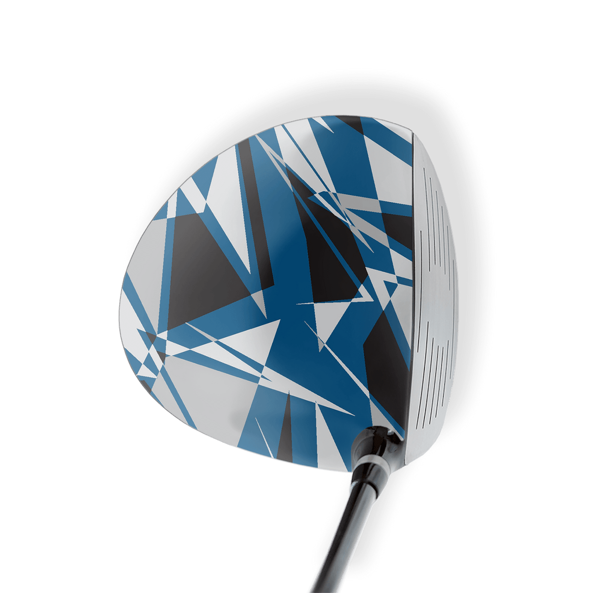 Driver Left Handed Sharp Blue Tiger Vinyl Wrap Skin