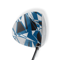 Driver Left Handed Sharp Blue Tiger Vinyl Wrap Skin