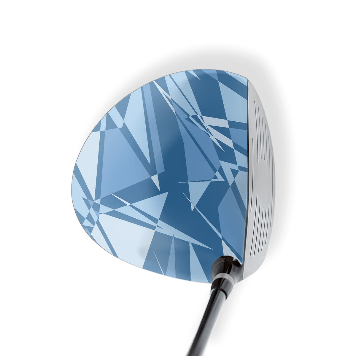 Driver Left Handed Sharp Cool Blue Vinyl Wrap Skin