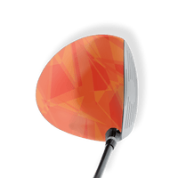 Driver Left Handed Sharp Elite Orange Vinyl Wrap Skin