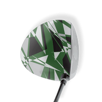 Driver Left Handed Sharp Green Tiger Vinyl Wrap Skin