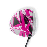 Driver Left Handed Sharp Magenta Tiger Vinyl Wrap Skin