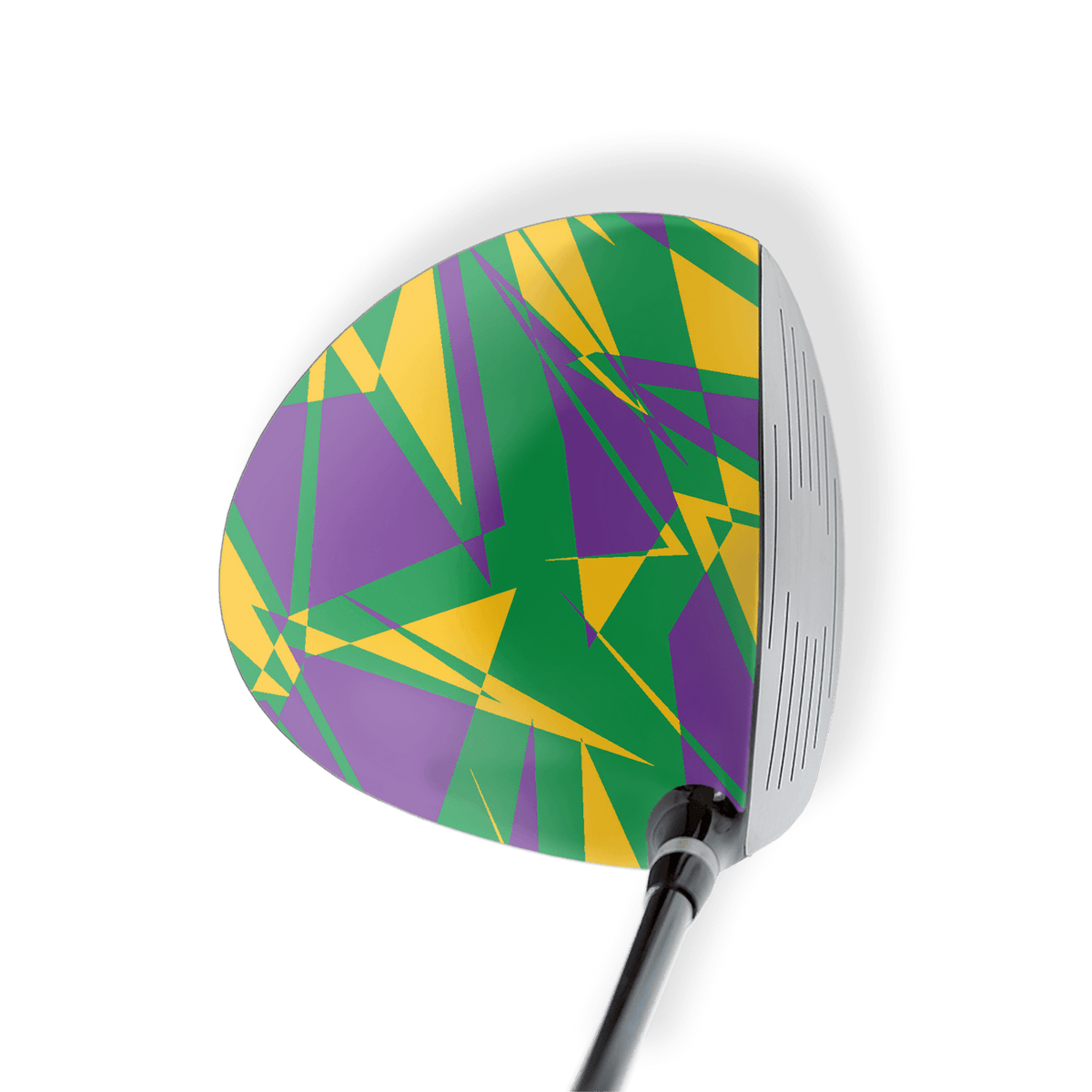 Driver Left Handed Sharp Mardi Gras Vinyl Wrap Skin