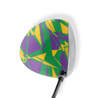 Driver Left Handed Sharp Mardi Gras Vinyl Wrap Skin