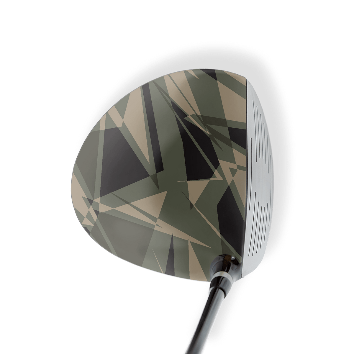 Driver Left Handed Sharp Militant Green Vinyl Wrap Skin