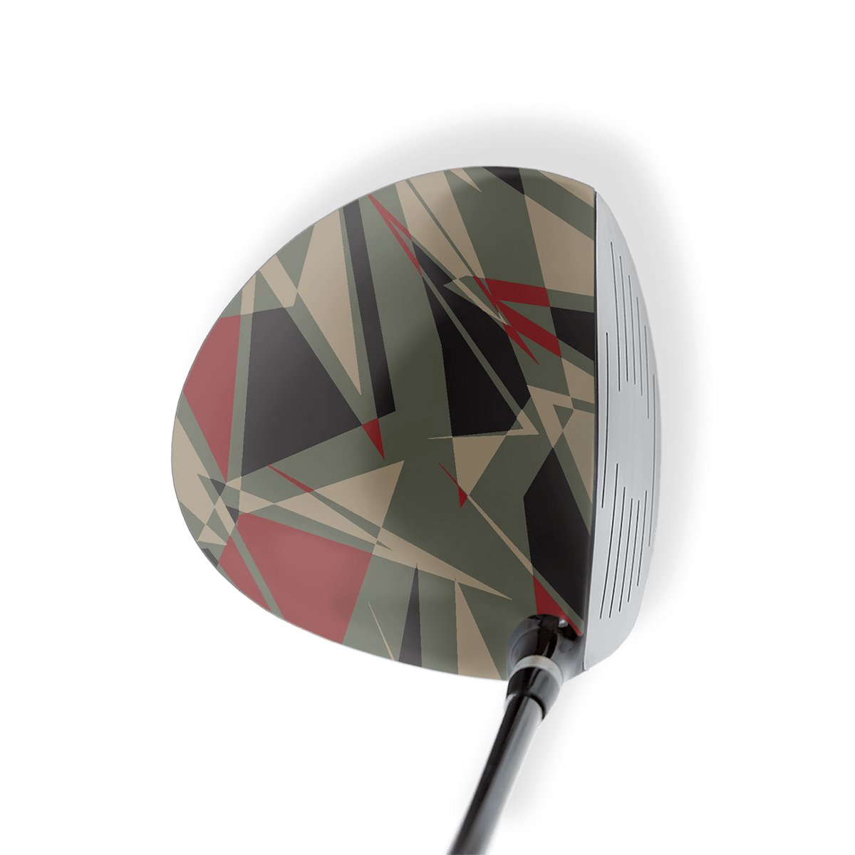 Driver Left Handed Sharp Militant Red Vinyl Wrap Skin