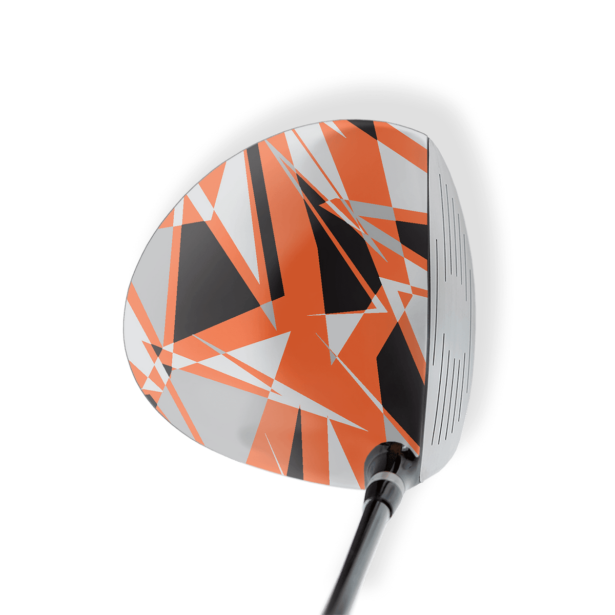 Driver Left Handed Sharp Orange Tiger Vinyl Wrap Skin