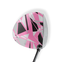 Driver Left Handed Sharp Pink Tiger Vinyl Wrap Skin