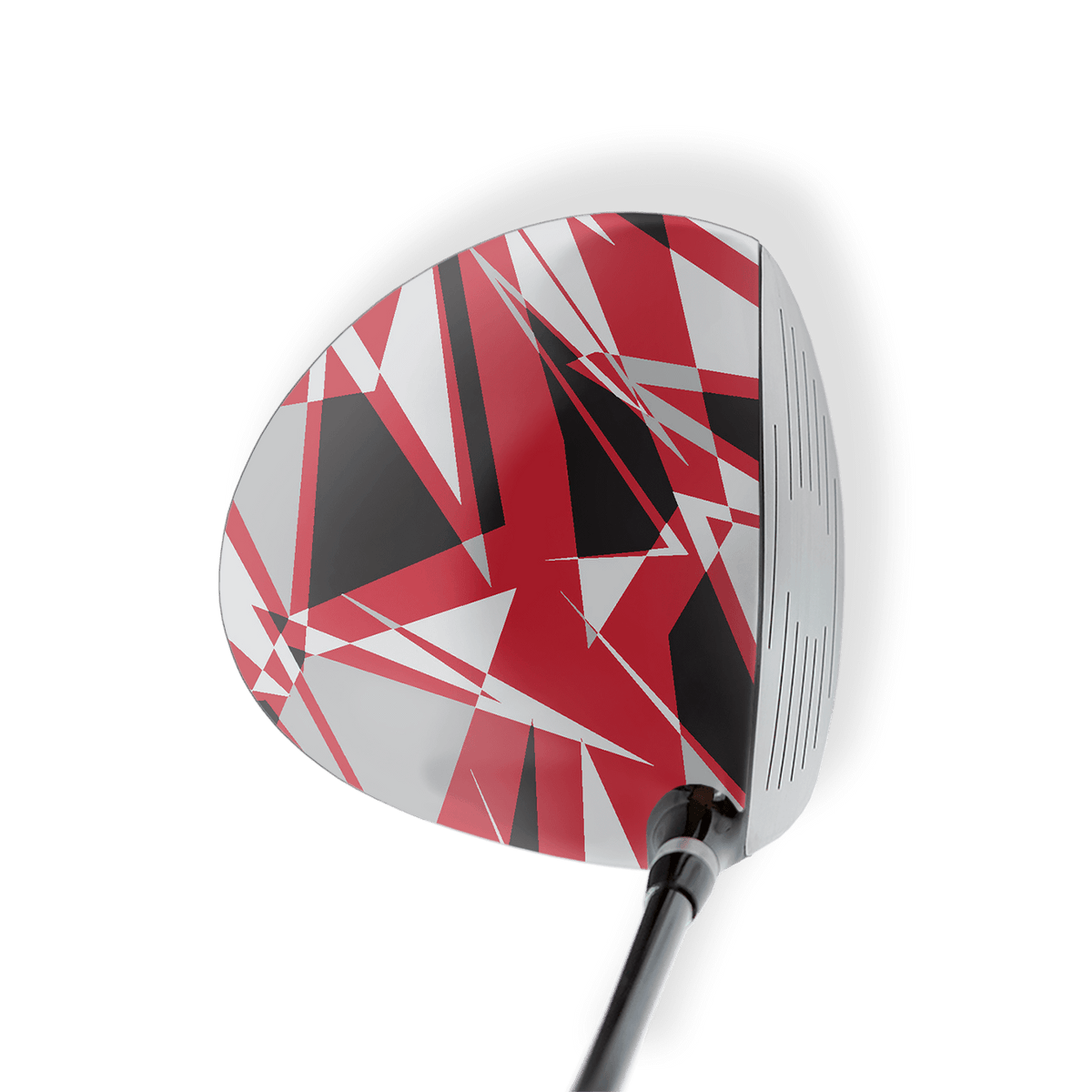 Driver Left Handed Sharp Red Tiger Vinyl Wrap Skin
